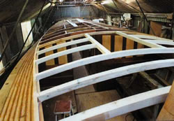 New roof beams
